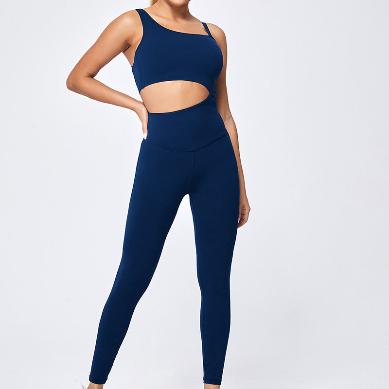 Upgraded sleeveless bodysuit gym outfit - free strap, slimming, butt-lifting, barely-there feel, sports bodysuit yoga suit for women
