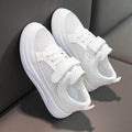 kids' white sneakers, unisex canvas shoes, new summer ins style, breathable soft sole athletic shoes for boys and girls