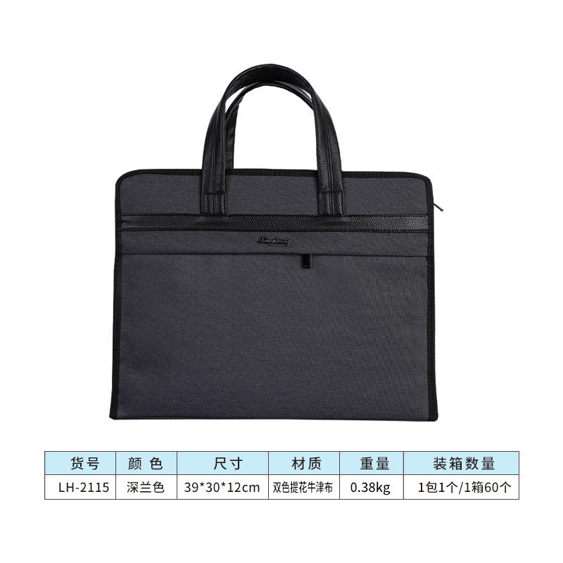Pilot 2115 Multifunctional Briefcase Portable File Bag Large Capacity Thickened Wide File Bag Anti-drop Computer Bag