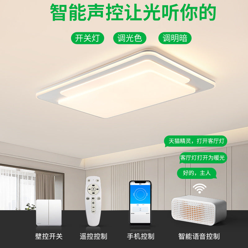 Living room lamp ceiling lamp modern simple living room main lighting home Nordic creative minimalist dining room bedroom light E