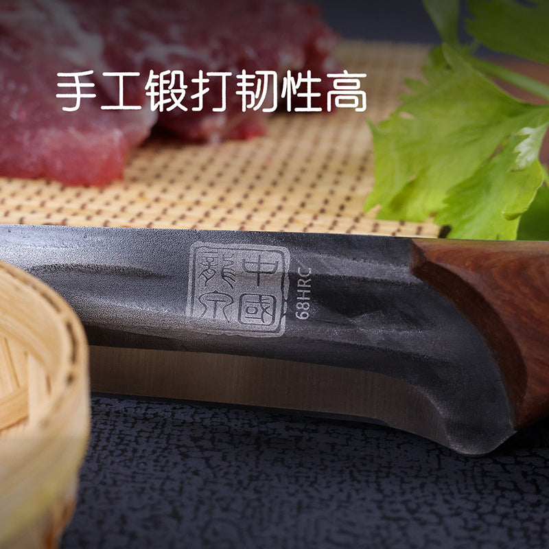 Sharp longquan forged boning knife, segmented handle, pork, beef, sheep, table knife, classy fruit cutting, kitchen for home
