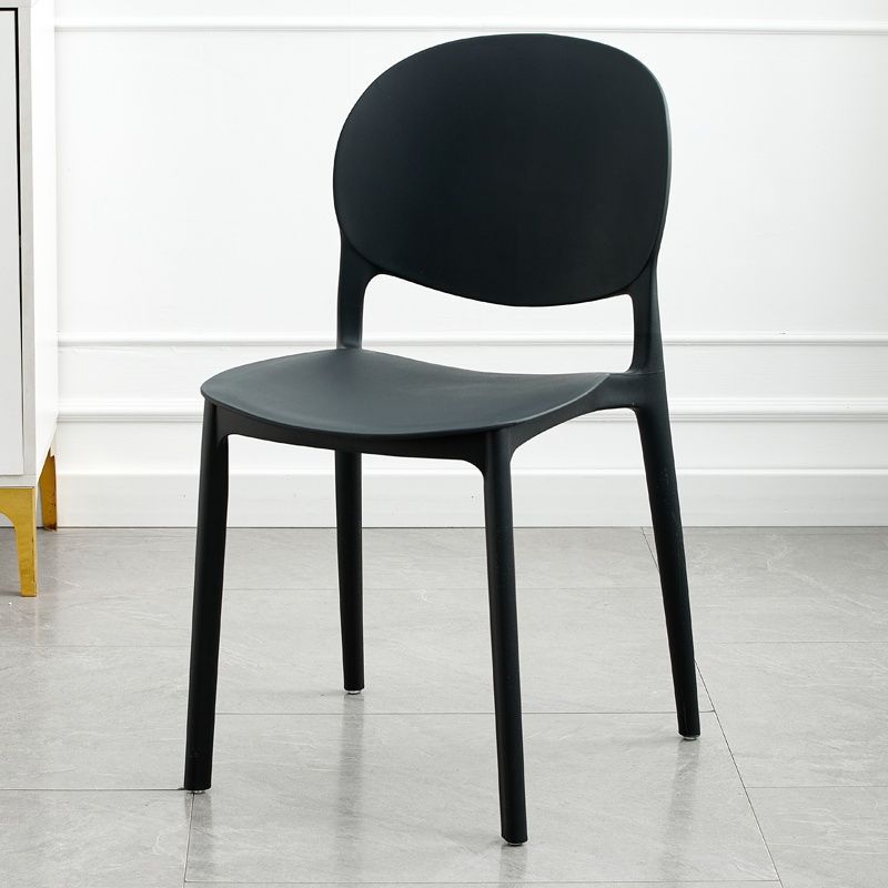 Scandinavian modern casual plastic chair for home backrest dining chair casual study chair stool restaurant chair scandinavian style