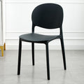 Scandinavian modern casual plastic chair for home backrest dining chair casual study chair stool restaurant chair scandinavian style