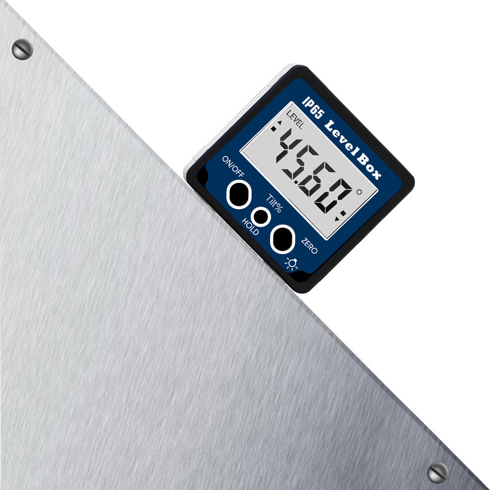 New IP65 digital display inclinometer, inclinometer, angle measurement, horizontal ruler, strong dipping angle box wholesale