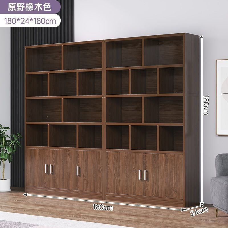 Bookshelf floor-standing storage rack living room for home wall-mounted storage cabinet storage cabinet office filing cabinet simple bookcase