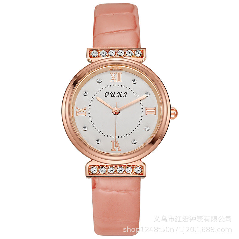 Tiktok trending women's watch: stylish, waterproof, minimalist, elegant, light luxury, unique, and new ins style