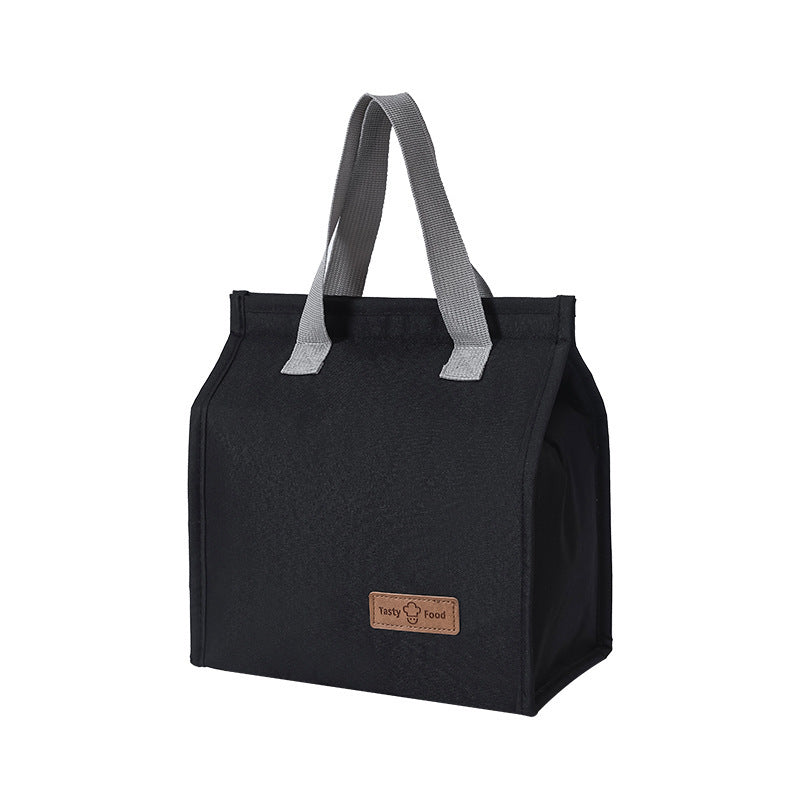 Portable cationic waterproof bento bag, portable lunch bag, thermal insulation bag, lunch box bag, large-capacity bento bag.