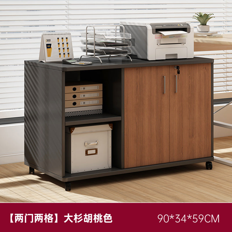 Office file cabinet with lock, storage cabinet, data storage cabinet, under table, low cabinet, printer, locker, side cabinet