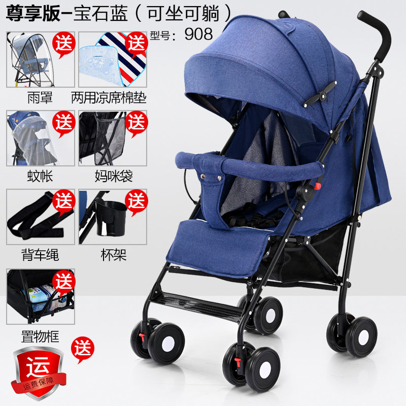 Wholesale baby strollers, umbrella strollers, sit and lie down, lightweight, foldablekids baby umbrella handle stroller, bb stroller, dropshipping