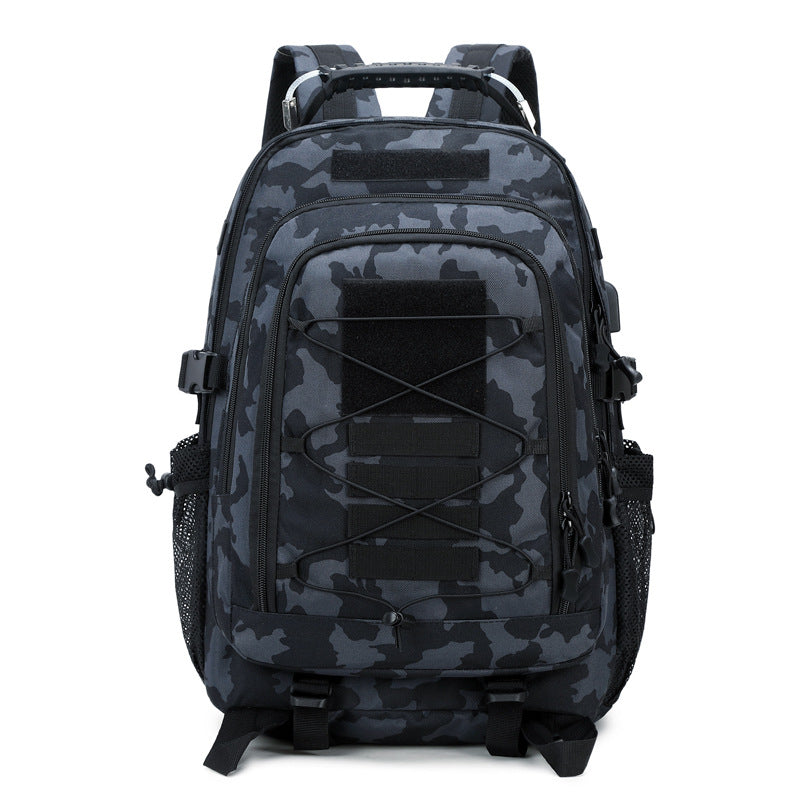 Outdoor Sports Travel Mountaineering Bag Oxford Camouflage Tactical Backpack Men's Multilayer Student School Bag Photography Bag