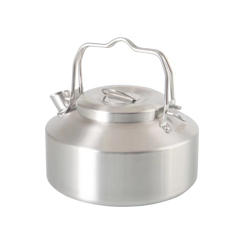 304 stainless steel outdoor portable kettle - camping gear, travel, car cooker, large capacity outdoor camping kettle