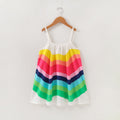New girls' summer dress: korean style rainbow suspender dress - direct from the manufacturer, dropshipping available