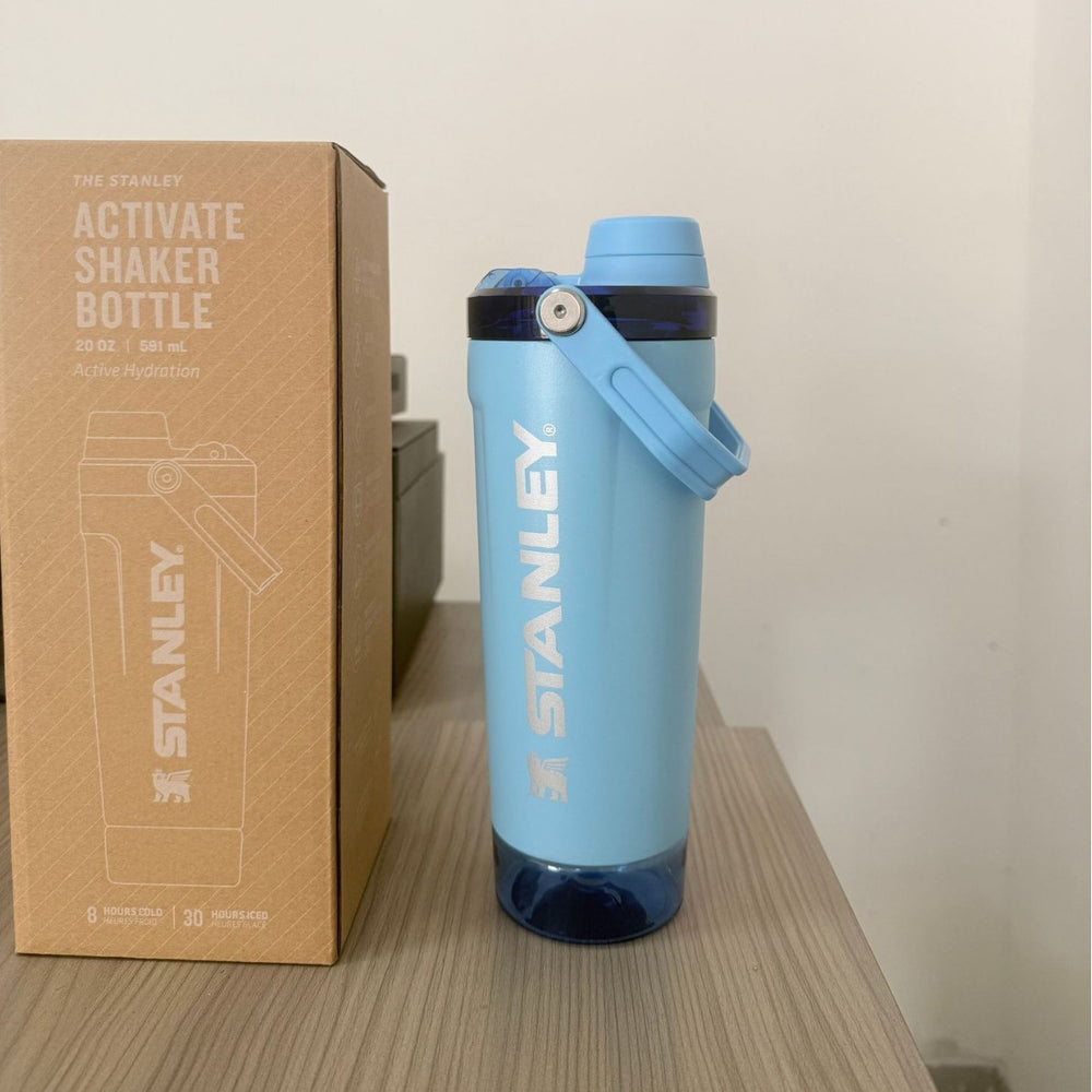 popular handle stainless steel thermos cup stanley sports fashion shaker cup large capacity car water cup