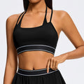 Spring/summer new yoga tank top - running, tennis, fitness vest with built-in bra, beautiful back design, slimming and figure-flattering sports top