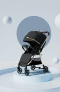 High-view two-way stroller, 0-3 years, convertible pushchair, lightweight & foldable, baby walking assistant