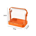 Luxury transparent dustproof cosmetic organizer - large capacity drawer-style storage box for skincare, lipstick, and jewelry
