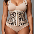 Xiyin tik  hot zipper double-layer steel frame tight waist shaping tops abdominal latex shaping vest