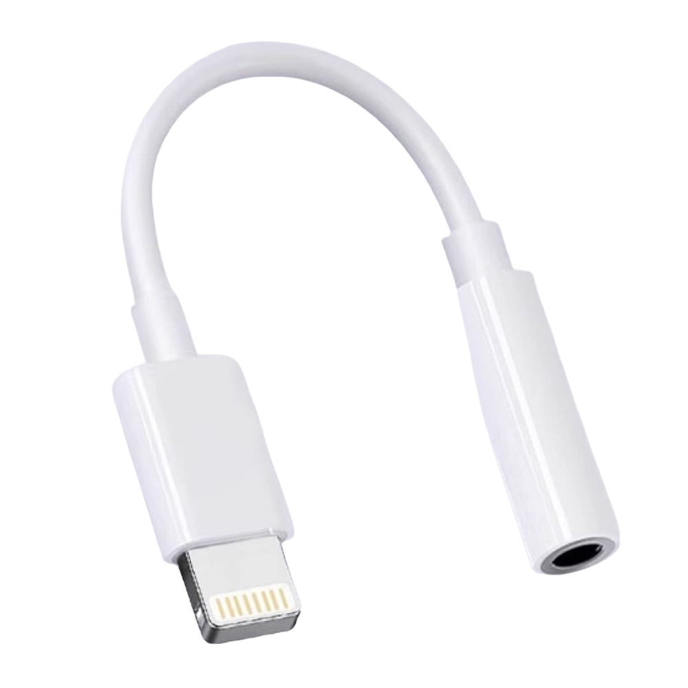 Apple lightning to 3.5mm headphone jack adapter - audio converter for live streaming