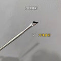 New angled blade eyeliner brush - sickle flat ultra-thin fine tip - eyelid to under eye (aegyo sal) brush - makeup brush beauty tool