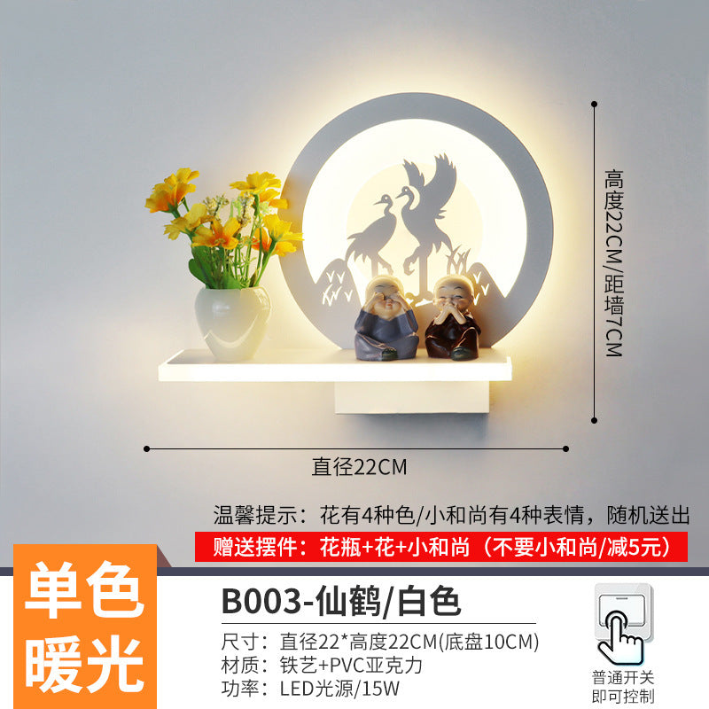 The whole network low-cost led corridor aisle entrance light new Nordic stairs balcony bedroom bedside background wall wall lamp