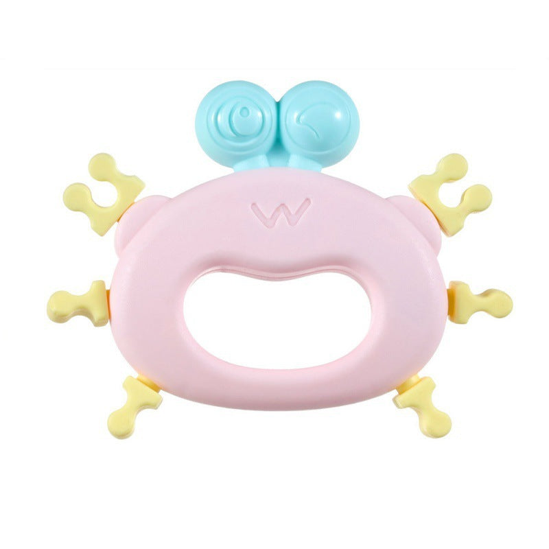 Cross-border  export newborn baby rattle soothing toy 0-1 year old tooth grinding stick boiled tooth glue manufacturer