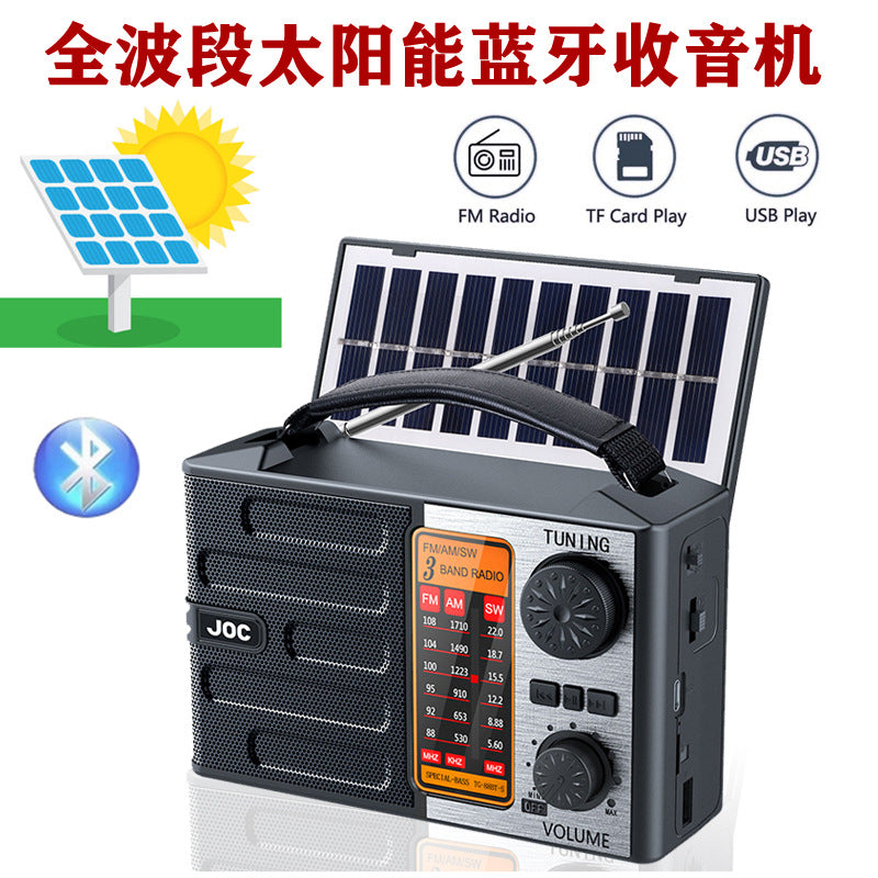 Solar Bluetooth radio full-band all-channel high-end all-band radio automatic search for  manufacturers