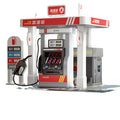 New large-sized realistic simulation gas station toy car wash garage toy for boys and children - educational toy
