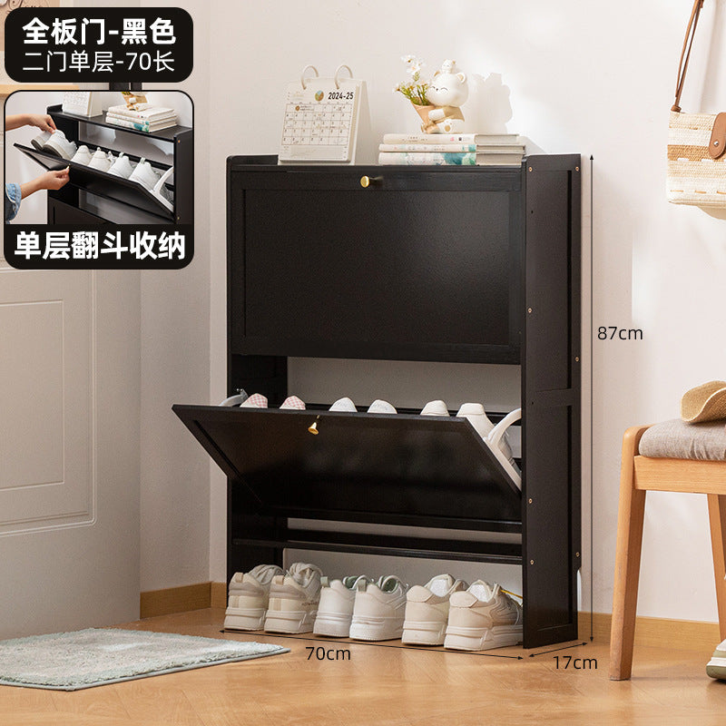 Simple shoe rack household door multi-layer with door dust-proof entry shoe rack shoe cabinet high vertical integrated storage rack
