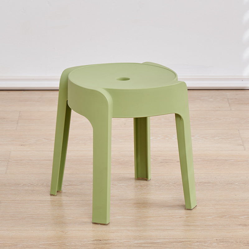 Scandinavian plastic chair thickenedfor home stool restaurant dining table chair casual desk study classy back chair bench