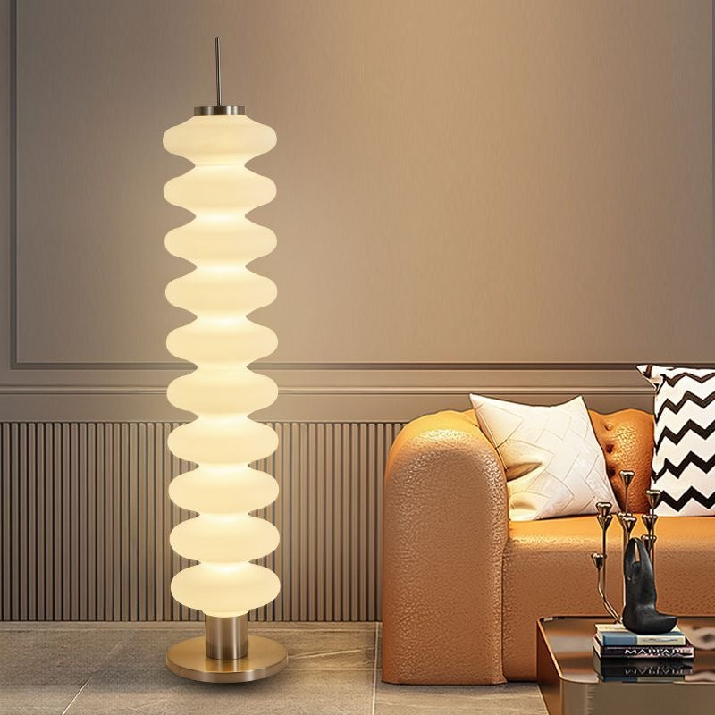 Influencer-approved candied hawthorn tree floor lamp - creamy aesthetic decorative ambient light for living room, bedroom, and next to the sofa