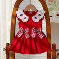 cross-border pastoral style ins-inspired baby & toddler cute strawberry collar bow princess dress - exclusively for cross-border e-commerce