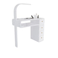 Widened 45cm nail table and chair set - special offer! economical single/double, light luxury, multi-functional, odorless, carbon steel with baked enamel finish