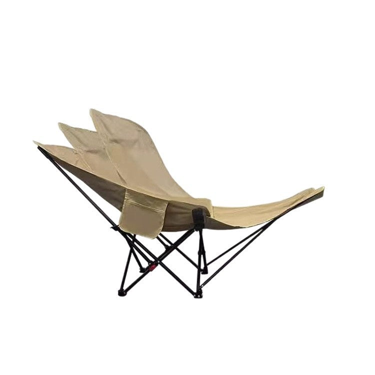 Outdoor folding chair elevated moon chair camping chair portable stool fishing beach lounge chair picnic table and chair set gear