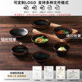 Melamine tableware plate commercial hot pot restaurant serving plate restaurant restaurant plate retro nostalgic barbecue side dish plate