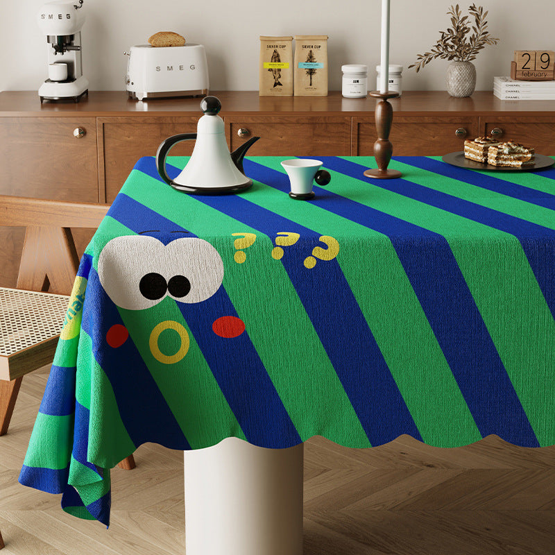 New dopamine tablecloth - creamy style fabric, high-end light luxury living room coffee table home desktop protector