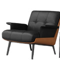Single hotel lobby reception area table and four chairs set - casual sofa combination for cafes, offices, and meeting spaces