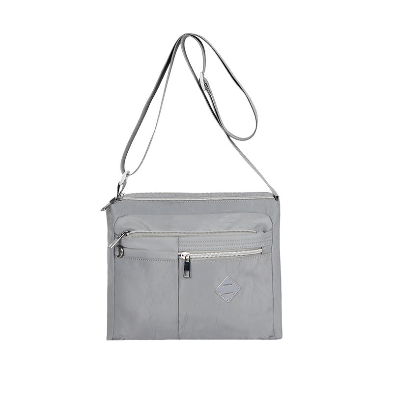 custom messenger bag men's fashion simple shoulder bag large capacity anti splash casual backpack business satchel