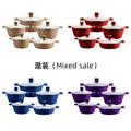 medical stone die-casting soup pot set marble one-piece small diamond ten-piece set wholesale cross-border customization
