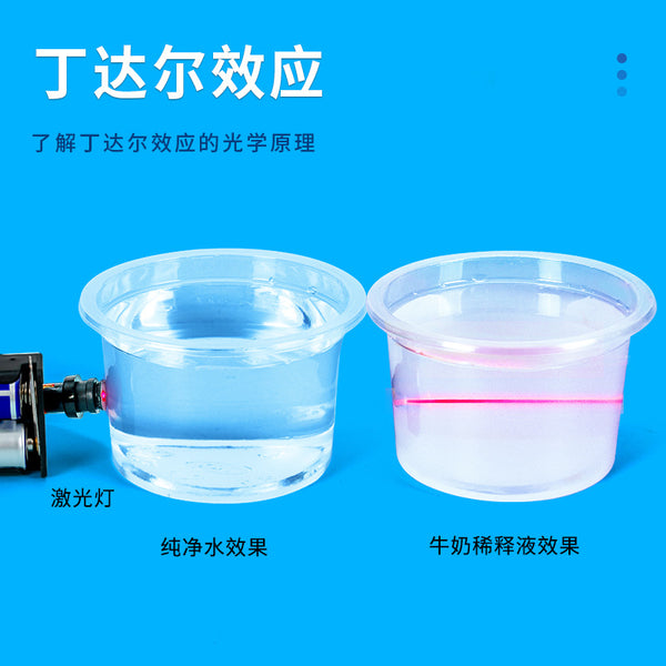 Science Experiment DIY Tyndall Effect Light Scattering Technology Primary Making Student Children Handmade Physical Materials