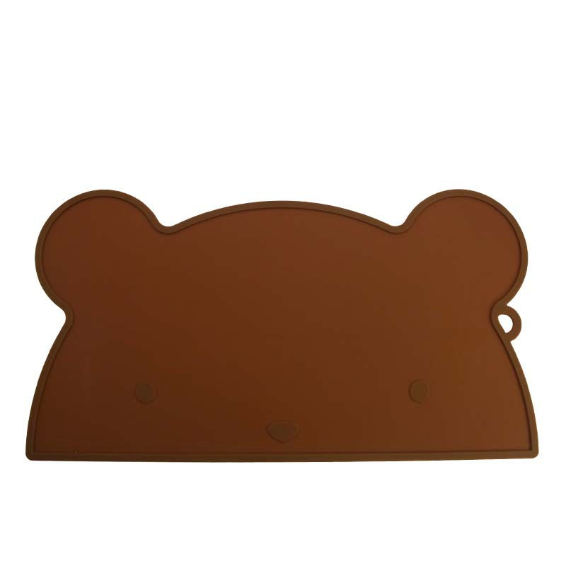 Customized silicone baby tableware set Children's complementary food bowl set Anti-drop grid tableware Silicone bib saliva pocket