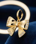 fashion e-commerce ins style titanium steel diamond-encrusted accessible luxury stainless steel plated 14k gold butterfly necklace for women wholesale