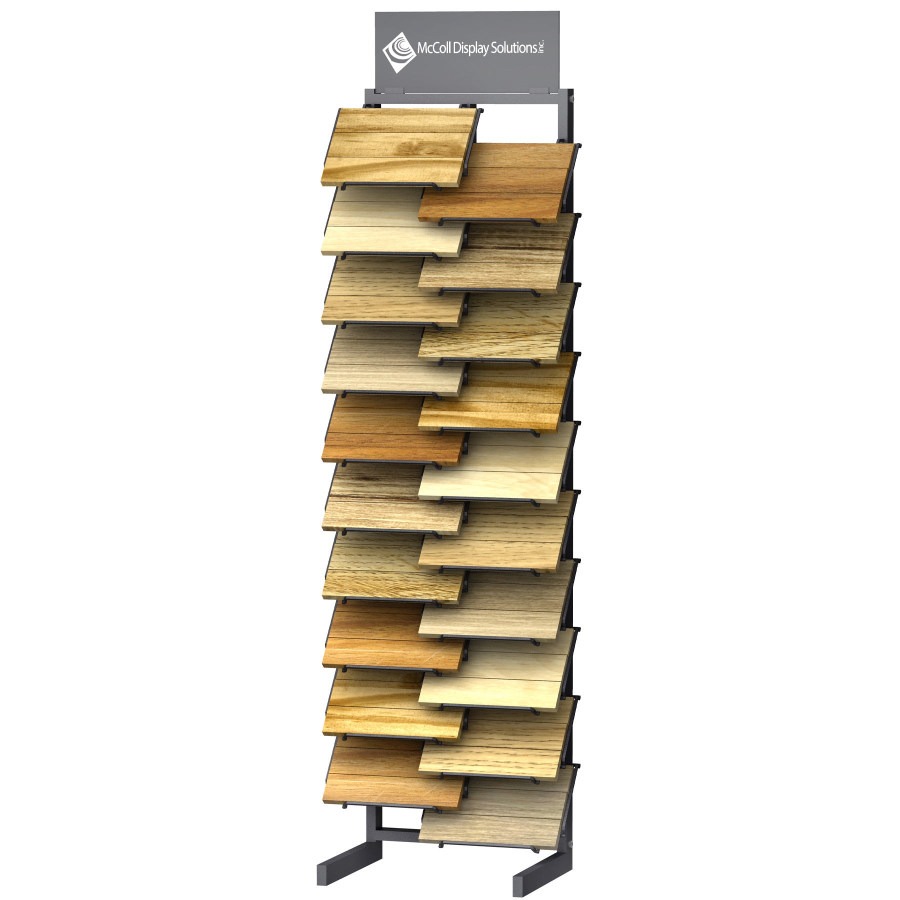 Source Factory Building Materials Metal Display Rack Wood Panel Metal Display Rack Storage Rack