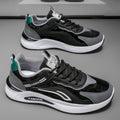 Men's spring casual shoes 2025 new leather running shoes non-slip athletic shoes men's waterproof anti-slip trendy shoes