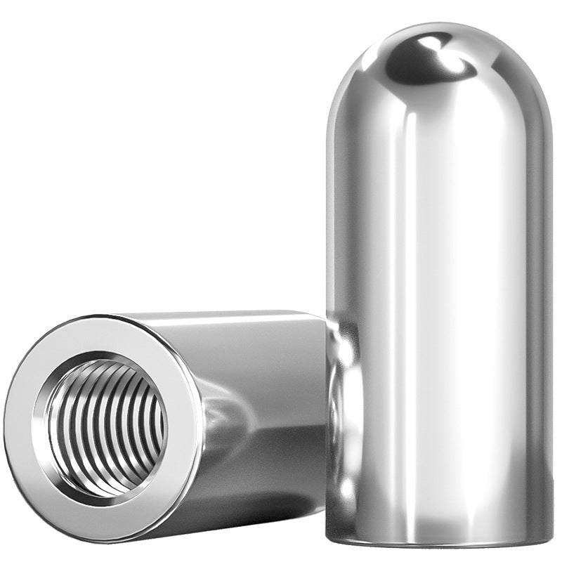 304 stainless steel internal thread round head cylindrical pin hollow pin inner tooth perforated pin positioning pin M4M5M6M8M10