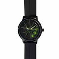 2025 men's automatic (non-mechanical) quartz watch - unique, trendy, asymmetrical design with silicone strap for export