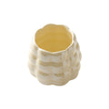 Influencer-approved creamy fruit fork set: electroplated, luxe storage jar, high-value coffee table decor, fruit picks
