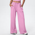 New arrival cross-border brushed pants drape drawstring pants loosecasual pants women's sports fitness elastic loose pants women