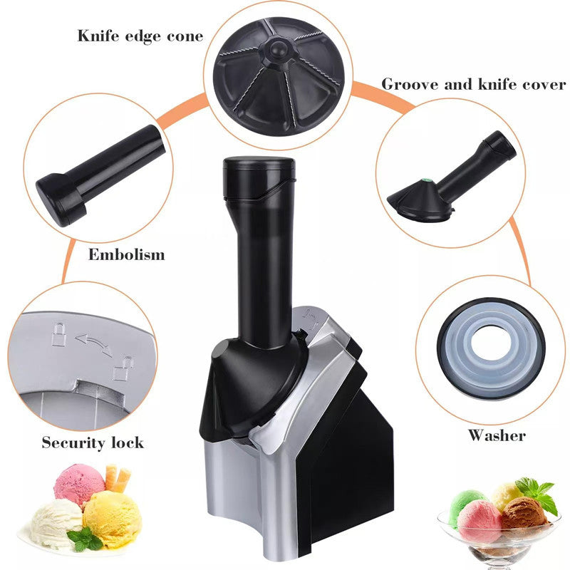 Electric ice cream fruit smoothie machine ice cream making machine homemade ice cream machine ice cream maker