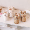 Baby snow boots winter style fleece-lined cotton shoes infant kids toddler shoes children's baby shoes k-style milk tea smiley face