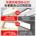 Full spectrum eye-care led desk lamp - ideal for office, classroom, and live streaming - shadow-free linear ceiling light
